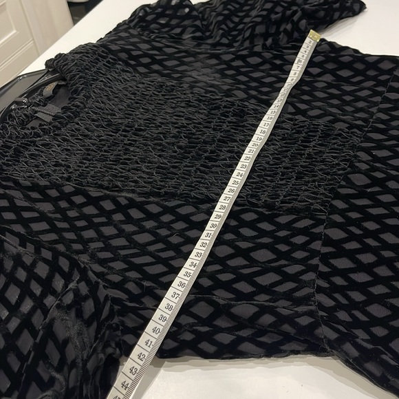 Maje | Dresses | Maje Velvet Pattern Shrt Sleeve Dress Size 1 - Picture 11 of 13
